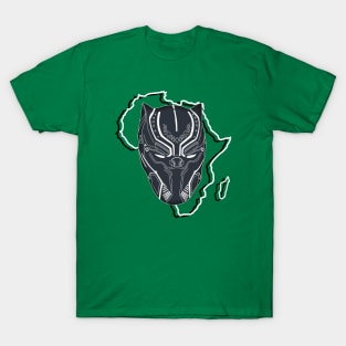 Black Panther Mask T-Shirt